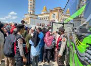 Satsamapta Polres Bima Laksanakan Patroli Pengamanan Kepulangan Jama,ah Haji