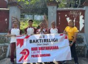 Polres Sumbawa Gelar Bhakti Religi di Pura Dalem Ganda Sari Peringati Hari Bhayangkara Ke-79