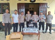 Polsek Langgudu Amankan Puluhan Botol Miras Tradisional Siap Edar