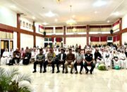Kapolres Dompu Sambut Kedatangan Jamaah Haji Kloter 12 Kabupaten Dompu Tahun 1446 H / 2025 M