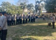 Seksi Pengawas Polres Bima, Laksanakan Apel Pengecekan Pasukan Operasi Patuh Rinjani 2025