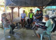 Cegah TPPO, Polsek Seteluk Gencarkan Sosialisasi ke Calon Pekerja Migran di Desa Ai Suning