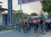 *Kapolres Lombok Utara Ikut Fun Bike Peringati HUT RI ke-80
