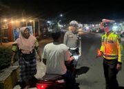 Satlantas Polres Lombok Utara Gelar Patroli Blue Light dan Atur Lalu Lintas