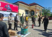 Polsek Poto Tano Kawal Pemusnahan Arsip Operasional Balai Karantina NTB