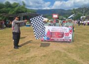 Polsek Seteluk Pimpin Pengamanan Pawai Budaya HUT RI ke-80