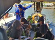 Sat Polairud Polres Sumbawa Gelar Poliklinik dan Perpustakaan Terapung, Sasar Warga Pesisir