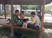 Bhabinkamtibmas dan Babinsa Ajak Warga Sengkerang Sukseskan MotoGP 2025