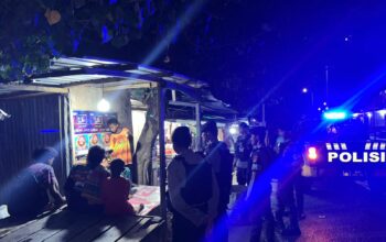 Unit Turjawali Sat Samapta Polres Bima Kota Gelar Patroli Blue Light, Sampaikan Himbauan Kamtibmas