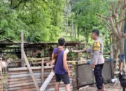 Bhabinkamtibmas Senggigi Dorong Pemanfaatan Lahan Kosong untuk Ketahanan Pangan Warga Dusun Loco