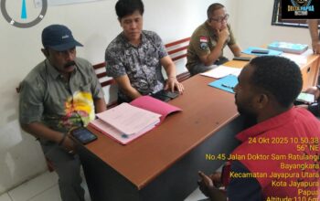 Personel Satgas Operasi Damai Cartenz Laksanakan Penyerahan Tersangka dan Barang Bukti Tahap II di Kejaksaan Negeri Jayapura