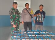 Bhabinkamtibmas Desa Teratak Dampingi Pendistribusian Makanan Bergizi Gratis di Batukliang Utara