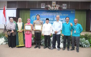 Kapolres Lombok Utara Hadiri Peringatan Hari Kesehatan Nasional ke-61 Tahun 2025 di RSUD KLU