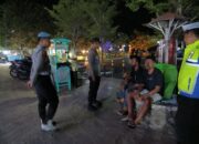 Patroli KRYD Malam Minggu, Polres Bima Kota Sampaikan Imbauan Kamtibmas kepada Masyarakat