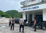 Polsek Sekotong Jamin Keamanan Vital Depot LPG Lombok