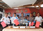 Polres Dompu Gelar Konferensi Pers Pengungkapan Narkotika Ops Antik Rinjani 2025, 13 Tersangka Diamankan