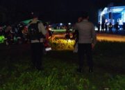 Personel Pos PAM dan Polsek Maluk Amankan Pergantian Tahun Baru di Wilayah Maluk