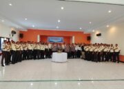 HUT Satpam ke-45, Polres Sumbawa Ajak Personel Satpam Tingkatkan Kompetensi Pengamanan Swakarsa.