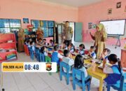 Dukung Program Nasional, Polres Sumbawa Monitor Pendistribusian MBG bagi 2.756 Siswa di Alas