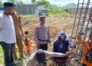 Dukung Penuh Program Prioritas Presiden RI, Kapolsek Bolo Hadiri Peletakan Batu Pertama Pembangunan Gedung KMP