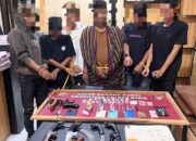 jaringan pengedar Shabu di gang Talabiu dibekuk beserta BB Shabu dan senpi rakitan.