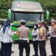 Operasi Keselamatan Rinjani 2026: Satlantas Lobar Ramp Check Bus AKAP