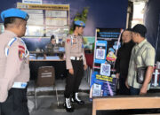 Sipropam Polres Lombok Timur Sosialisasikan Layanan Pengaduan Online QR Code Propam Polri