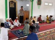 Usai Sholat Jum,at, Bhabinkamtibmas Polsek Woha Sampaikan Himbauan Kamtibmas