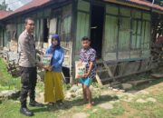 Uluran Tangan Ikhlas Bhabinkamtibmas Polsek Woha Polres Bima Disambut Haru dan Bahagia Oleh Anak Yatim Piatu
