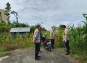 Kapolsek Sakra Kunjungi Petani Jagung, Ajak Warga Tingkatkan Ketahanan Pangan