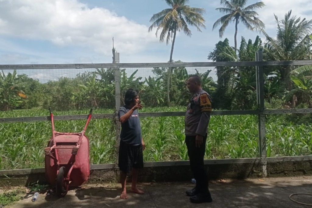Polri Kawal Swasembada Pangan di Desa Kuranji