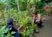 Polsek Labuapi Sulap Pekarangan Warga Jadi Lumbung Pangan Mandiri