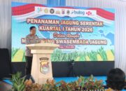 Kapolda NTB Pimpin Penanaman Jagung Serentak di Loteng, Dukung Swasembada Pangan 2026. ‎