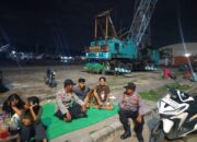 Patroli Rutin di Kawasan Pelabuhan Laut Bima, Polisi Himbau Kamtibmas Selama Ramadhan