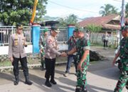 Dukung Penuh Program Lintas Sektor, Kapolres Bima Kabupaten Menghadiri Upacara Penutupan TMMD Ke 127 di Lapangan Desa Sondo