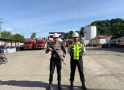 Unit Pam Obvit Sat Samapta Polres Bima Kota Laksanakan Pengamanan Objek Vital di Pertamina Bima