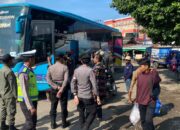 Personel Ops Ketupat Rinjani 2026 Pos Pelayanan Terminal Dara Laksanakan Pengamanan dan Himbauan Kamtibmas kepada Pemudik