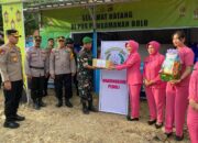 Dukungan Moril, Kapolres Bima didampingi ketua Bhayangkari Cabang Bima Kabupaten Cek Kesiapan Pos PAM Operasi Ketupat Rinjani di Kecamatan Bolo