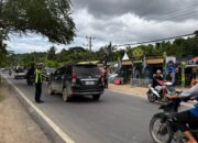 Operasi Ketupat Rinjani 2026, Personel Pos Yan Polres Bima Kabupaten Menggelar Patroli dan Pengaturan Arus Lalulintas