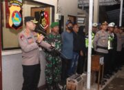 Kapolres Bima Kabupaten, Pimpin Apel Gelar Pasukan Patroli Skala Besar Gabungan Pengamanan Malam Takbiran