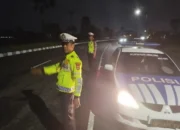 Jaga Keamanan Jalur Strategis, Satlantas Polres Lombok Barat Intensifkan Patroli Malam di Bypass BIL