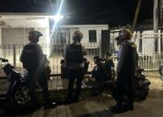 Waspada Jam Rawan, Tim Patroli Perintis Presisi Sisir Gerung Selatan Saat Warga Terlelap