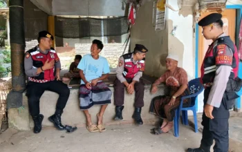 Perkuat Keamanan Wilayah, Sat Samapta Polres Lombok Barat Sosialisasikan Inovasi KEMOS 110 di Sekotong