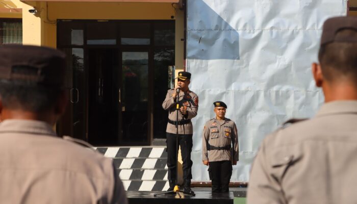Apel Siaga May Day, Kapolres Bima Kota Tekankan Kesiapsiagaan dan Pelayanan Maksimal