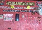 Residivis Diamankan Saat Antar Makanan, Polisi Temukan Ganja dan Belasan Klip Sabu