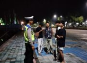 Satlantas Polres Lombok Barat Patroli Malam Antisipasi 3C