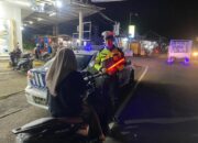 Satlantas Polres Lombok Utara Gelar Blue Light Patrol, Wujudkan Lalu Lintas Aman dan Kondusif