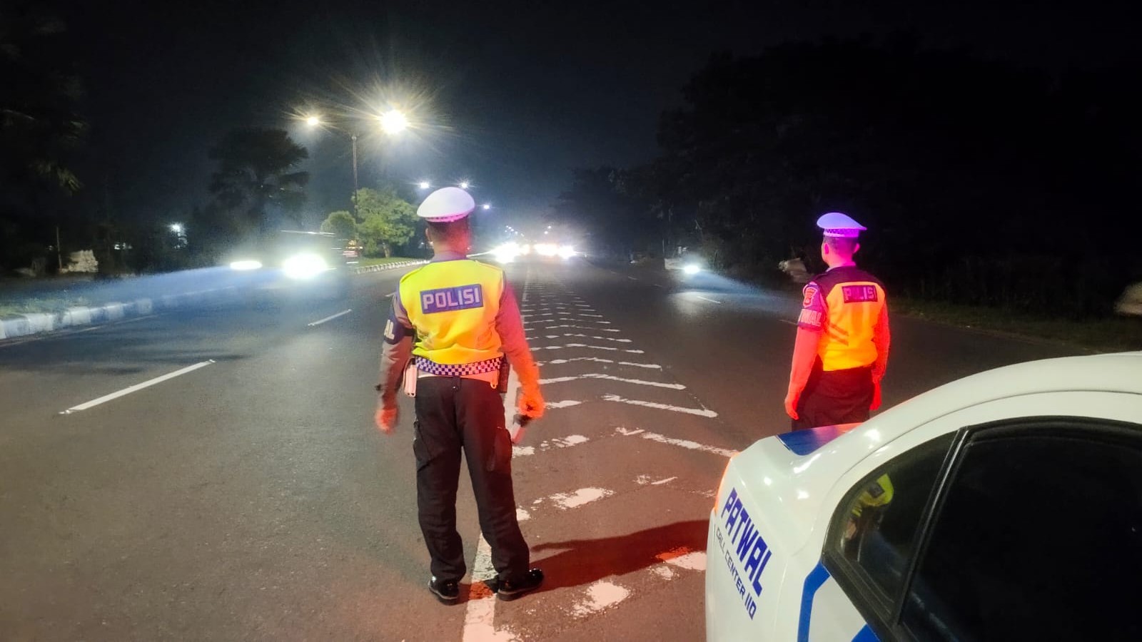 Satlantas Polres Lombok Barat Patroli Balapan Liar di BIL 2