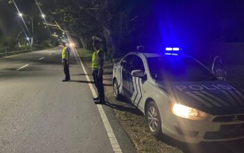 Patroli Satlantas Polres Lombok Barat di Bypass BIL 1
