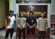 POLSEK PEKAT BERHASIL AMANKAN TERDUGA PELAKU PENCURIAN HP, SATU PELAKU MASIH DIBURU